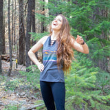Rainbow Mountain V-Neck Tank