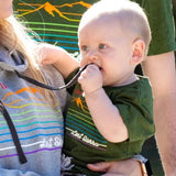 Rainbow Mountain Youth Crew-Neck Tee - Sky Blue