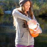Tree Silhouette Zip-Up -Light