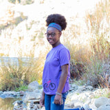 Lost Sierra Tread Bike Crew-Neck Youth Tee - Purple