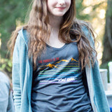 Rainbow Mountain V-Neck Tank