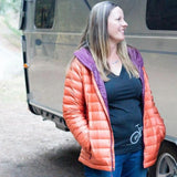 Lost Sierra Tread Bike V-Neck Tee - Purple