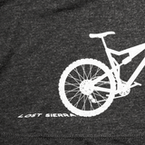 Lost Sierra Tread Bike V-Neck Tee - Charcoal