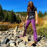 Lost Sierra Tread Bike V-Neck Tee - Charcoal