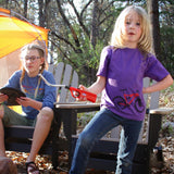 Lost Sierra Tread Bike Crew-Neck Youth Tee - Gray